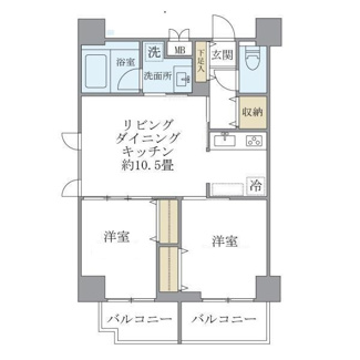 【間取り】 | ＫＤＸレジデンス浅草 | 間取りです。
