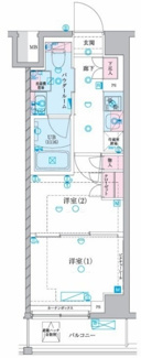 【間取り】 | GENOVIA押上Ⅱ | 間取りです。