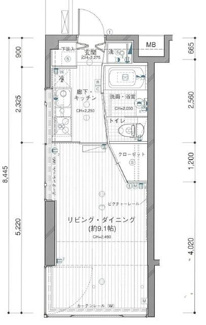 【間取り】 | ラグジュアリーアパートメント森下 | 間取りです。