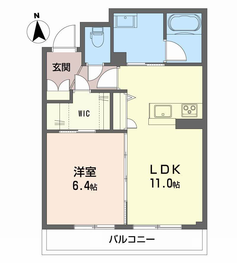 シャーメゾン アルファⅡの間取り