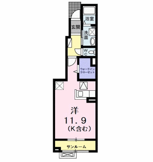 【間取り】 | ハピネス　北島Ｅ