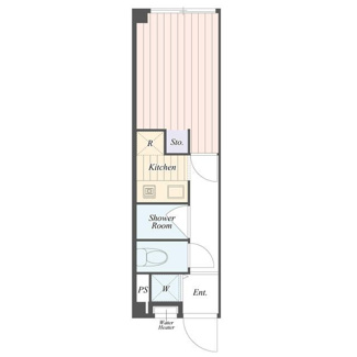 【間取り】 | ＡＰＡＲＴＭＥＮＴ　ＫＹＯＤＯ　ＳＥＴＡＧＡＹＡⅡ | 間取りです。
