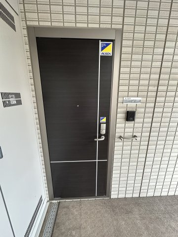 エクレール　A棟の玄関