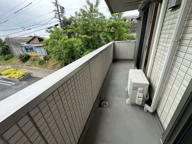 エクレール　A棟のバルコニー