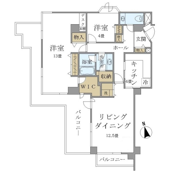 ｈｏｗｆｆ　ＲＥＬＡＸ三軒茶屋の間取り