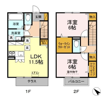 【間取り】 | リヴィエールV