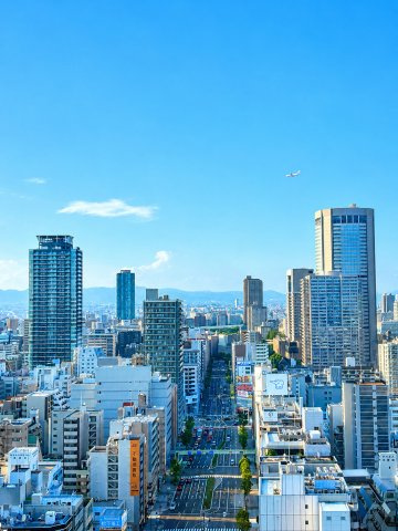 【展望】 | 【バルコニーからの眺望】23階・北向きの眺望！高層階につき見渡しも良好です◎