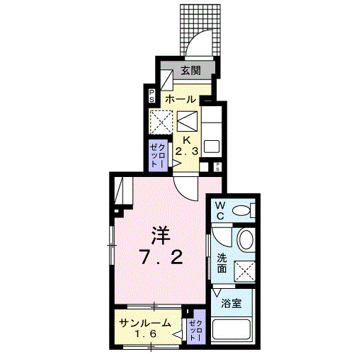 グリーンウエストⅡの間取り