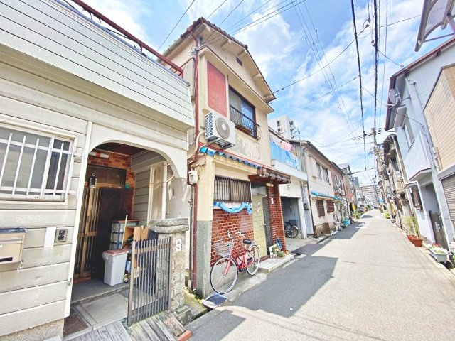 都島北通2丁目戸建の前面道路含む現地写真
