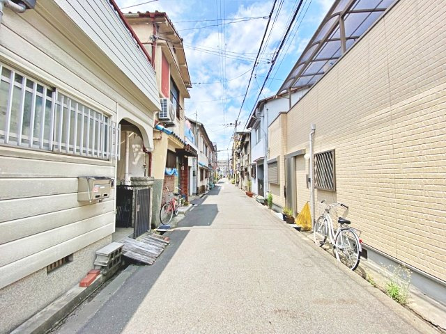 都島北通2丁目戸建の前面道路含む現地写真