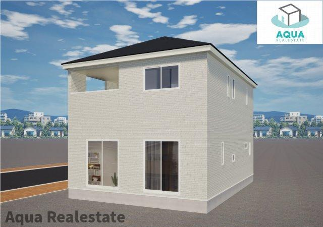 高松市鶴市町の新築一戸建の完成予想図|外観の完成予想図です