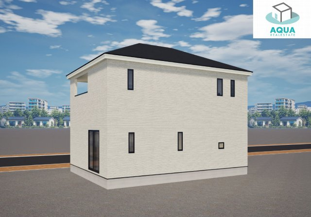 高松市鶴市町の新築一戸建の完成予想図|外観の完成予想図です