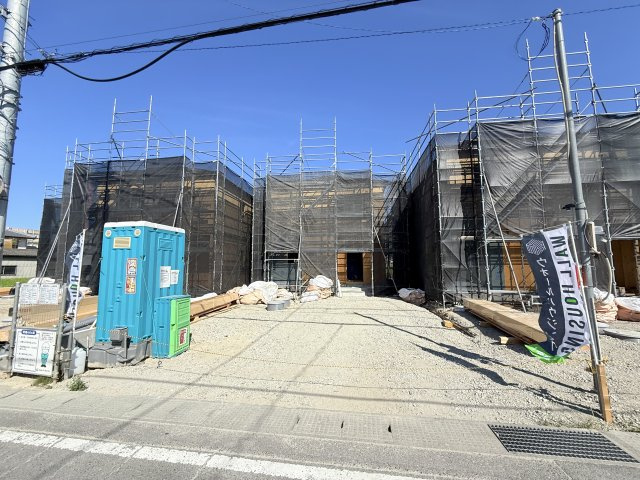 高松市鶴市町の新築一戸建の前面道路含む現地写真|前面道路含む現地写真です