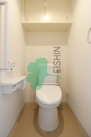 メゾンドばんらいのトイレ|清潔感のあるトイレです。