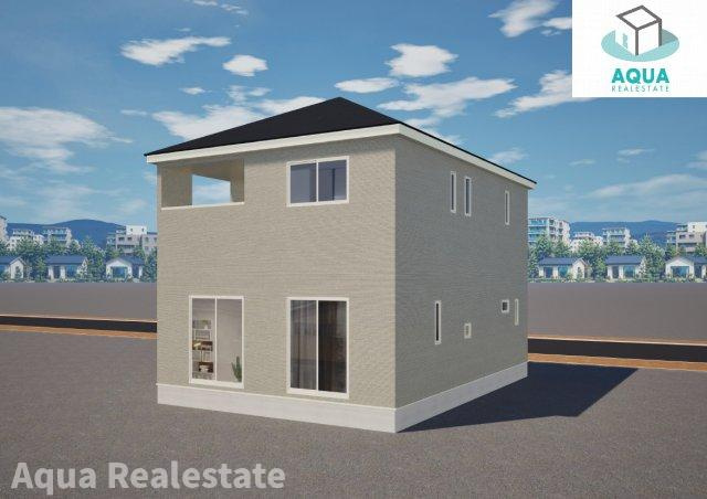 高松市鶴市町の新築一戸建の完成予想図|外観の完成予想図です
