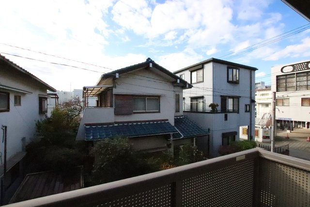 2階からの景色です
