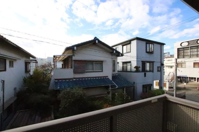 2階からの景色です