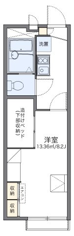 【間取り】 | レオパレス喜連北Ⅲ