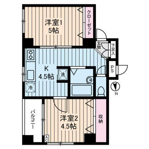 ネオキャッスルＯ’Ｓの間取り
