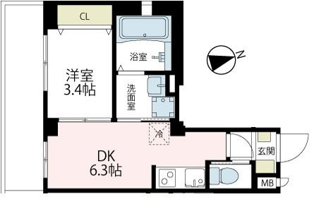 【間取り】 | フェンテ．Ｓ
