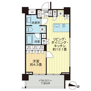【間取り】 | イクサージュ目黒