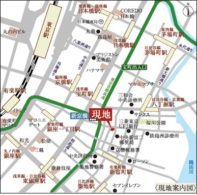 【地図】 | Ｂｒｉｌｌｉａ　ｉｓｔ　銀座東