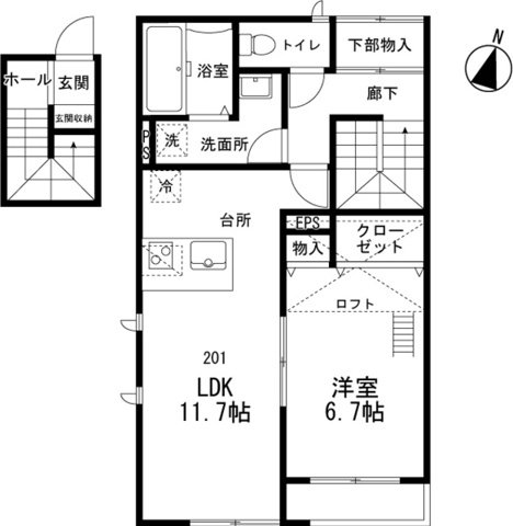 アンクレットの間取り