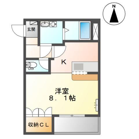 ハイヴィレッジ詩音Ⅱの間取り