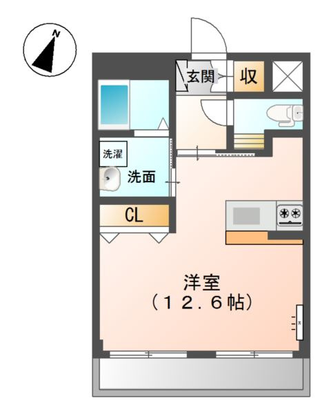 Ｃｉｅｌ天瀬の間取り