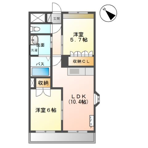 シャインブルーの間取り