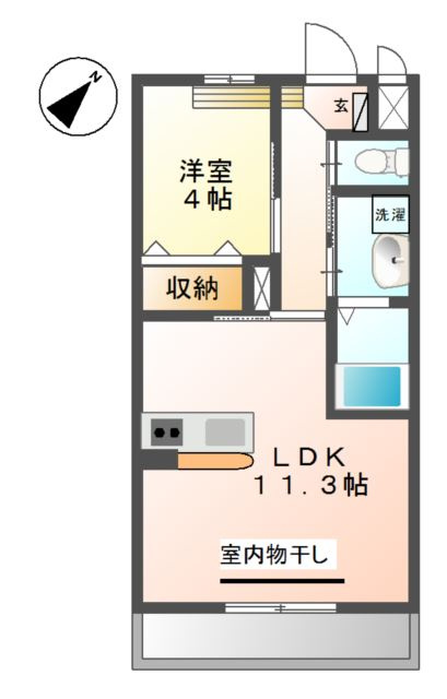 スタービレＢ棟の間取り
