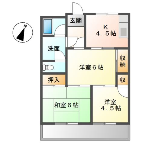 プリモ今伊勢の間取り