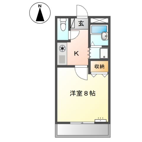 Elegant Residence HT(エレガントレジデンスHT)の間取り