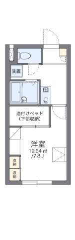レオパレス越前谷の間取り
