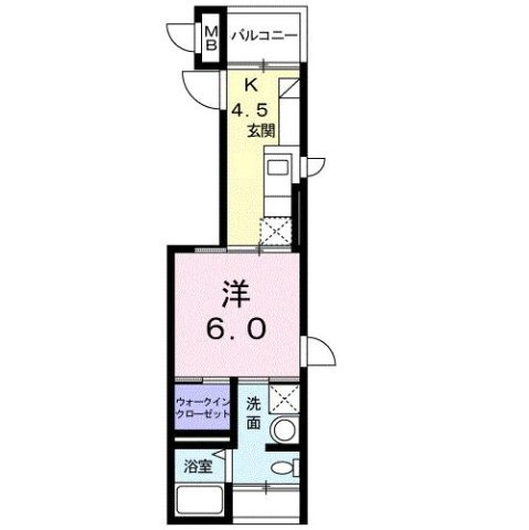 モデルヌタウンの間取り