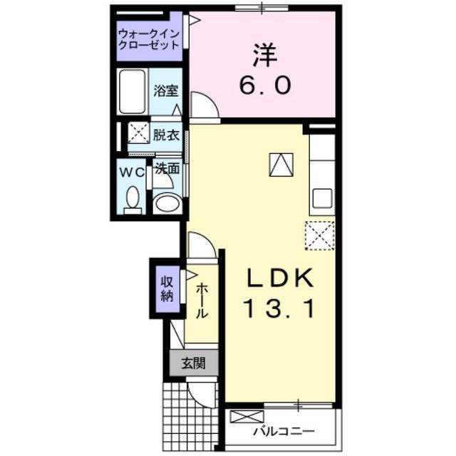パティオの間取り