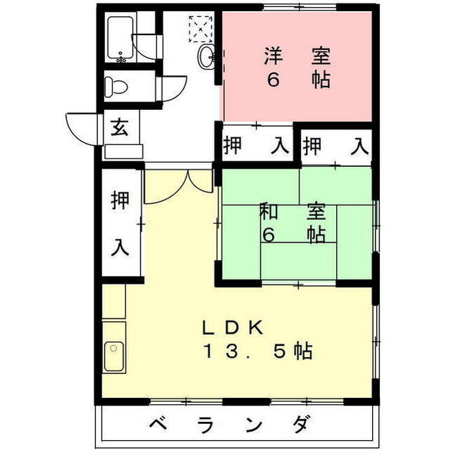 メゾン岩倉の間取り