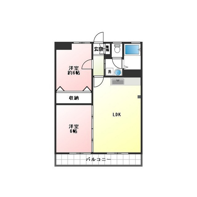 グリーンハイツの間取り