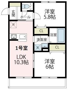 ル　ヴェール　クレールの間取り