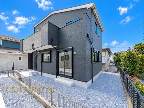 横浜市青葉区つつじが丘の新築一戸建の外観|周辺は落ち着いた街並み。
是非一度、現地へお越しください。
ご自宅まで送迎も可能です