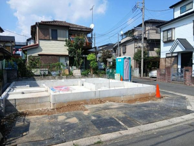 【その他】 | 草加市北谷3丁目　新築戸建 | ※8/24撮影
角地の為、陽当たり良好です♪
