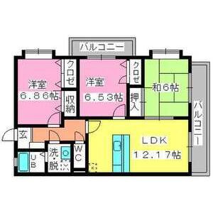 【間取り】 | シャルマン室見