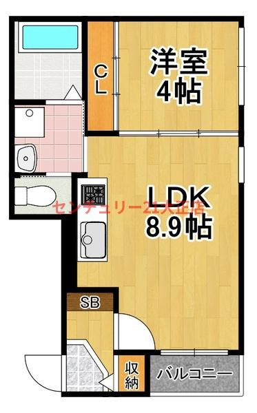 ハーモニーテラスCedar houseの間取り