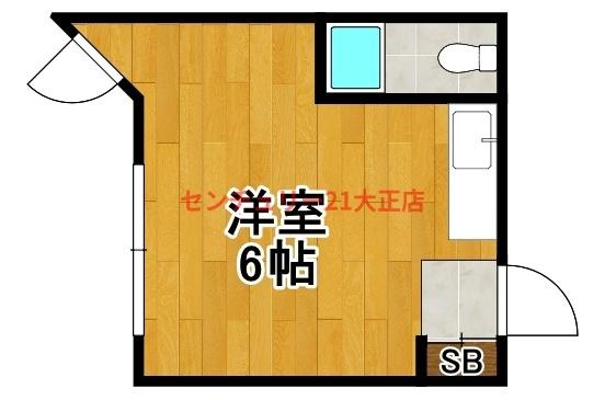 CT国際弁天町の間取り