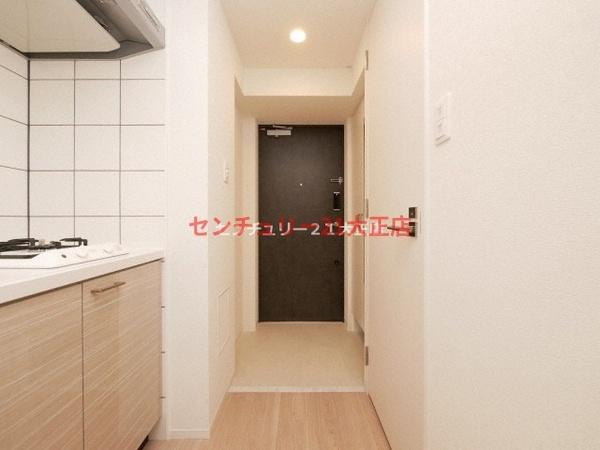 エスリードレジデンス弁天町グランデの玄関
