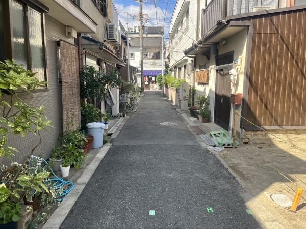 【前面道路含む現地写真】 | 大阪市旭区千林1丁目　売土地