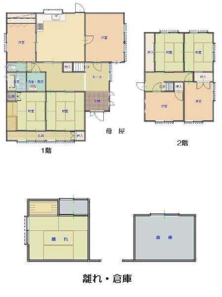 和歌山市加納　中古戸建の間取り