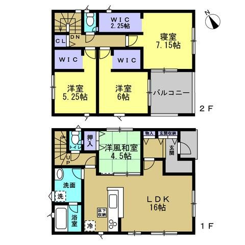 和歌山市古屋　第1-2号棟　新築戸建