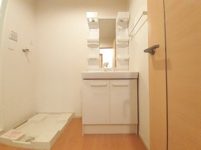 アルタの洗面所|広い洗面スペース