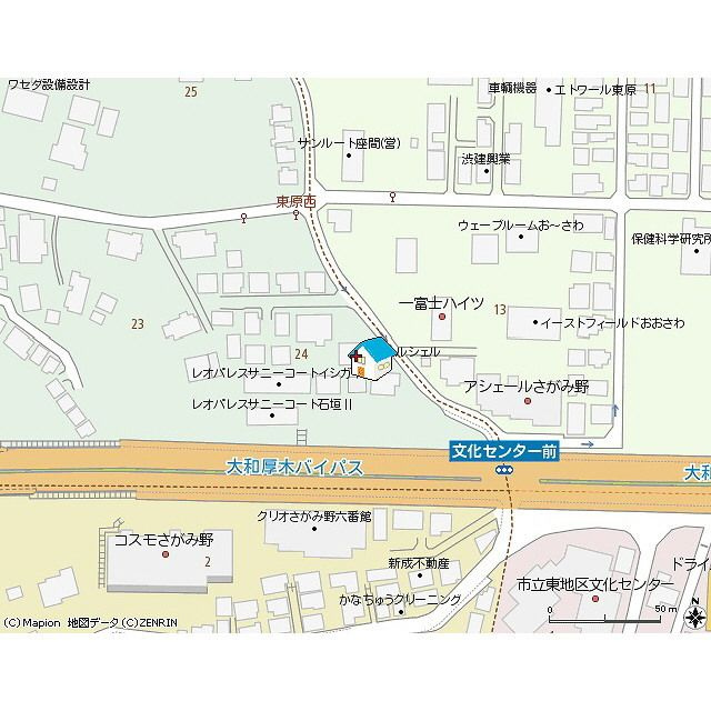 アムール CIELの地図